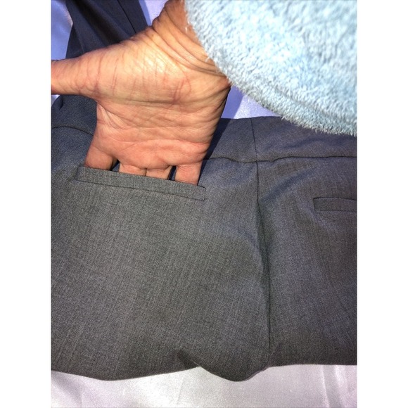 Kenneth Cole Pants Trouser Work Career Gray Straight Leg Womens Size 6 Average - Picture 8 of 13